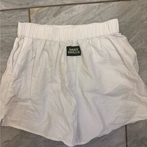 Daily Drills white boxer shorts
